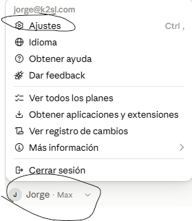 ajuustes